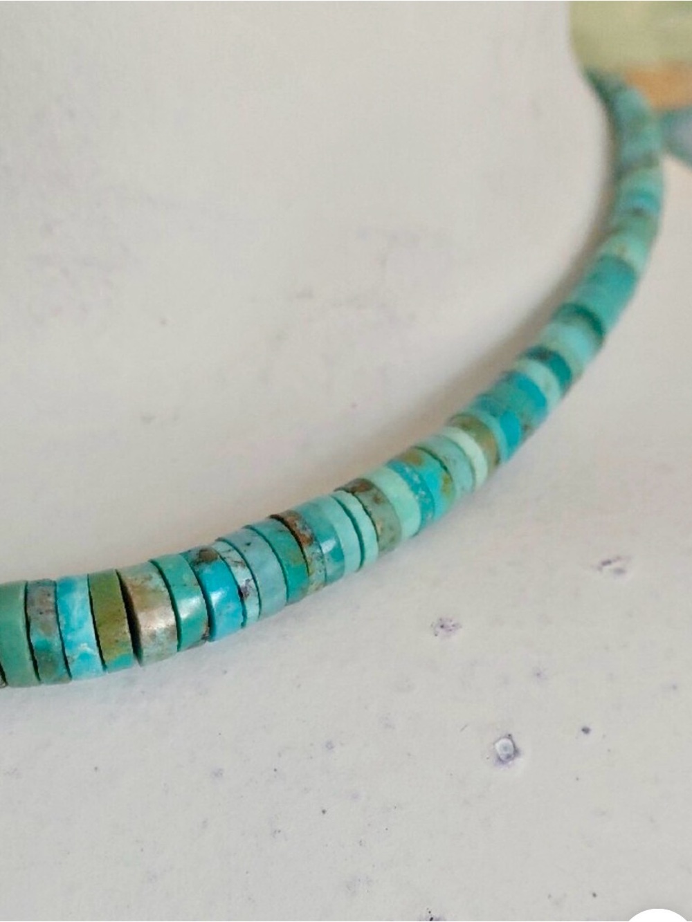 native American Hashi turquoise necklace